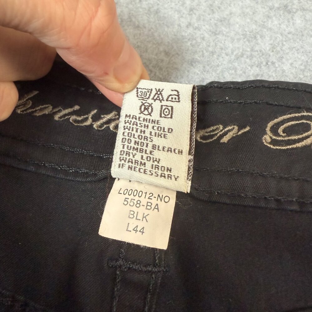 Christopher Blue Womens Black Capri Pants Cropped Utility Casual Classic Size 10 - Picture 10 of 14